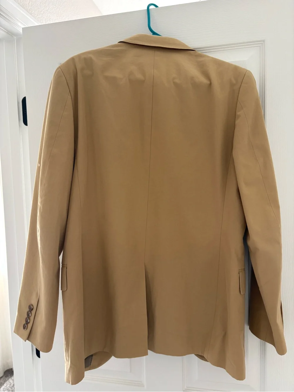 J. Crew Men's Tan Blazer - Classic Two-Button Sport Coat